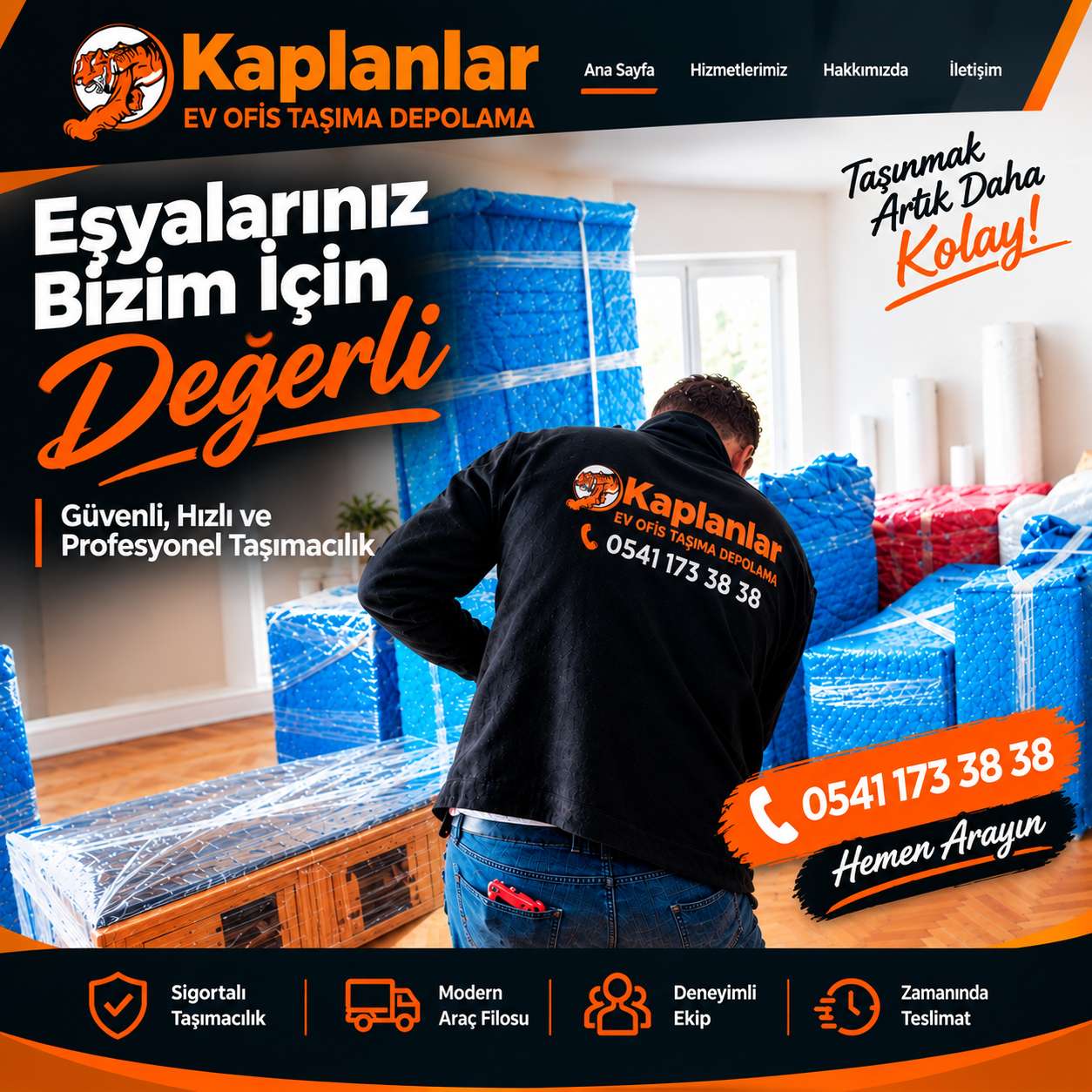 Ev Taşıma Nasıl Olur? Evden Eve Nakliyat Süreci |-Kayseri Evden Eve Nakliyat  KAPLANLAR ® Ev Taşıma 0541 173 38 38